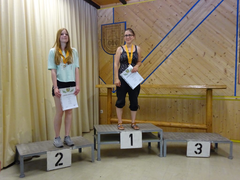 Kathrin errang am 28.05.2017 mit 384 Ringen den 1. Platz